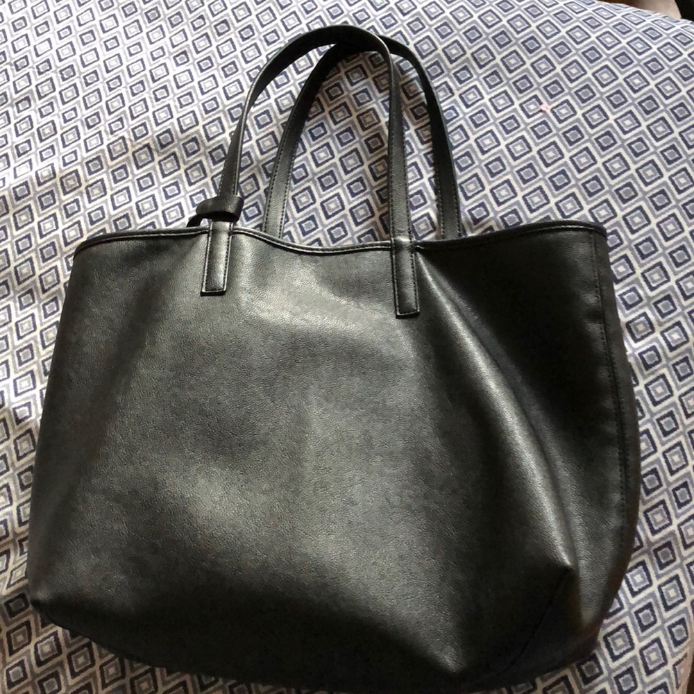 Zara Reversible Black Tote